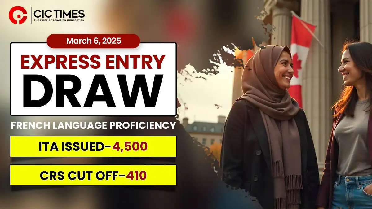 Express Entry Latest Draw Issues 4500 ITAs for Permanent Residency